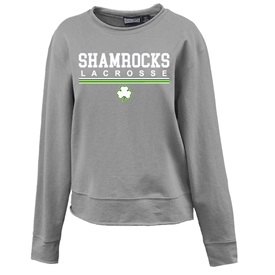 Shamrocks Ladies Gray Crewneck - Orders due by Friday, March 24, 2023